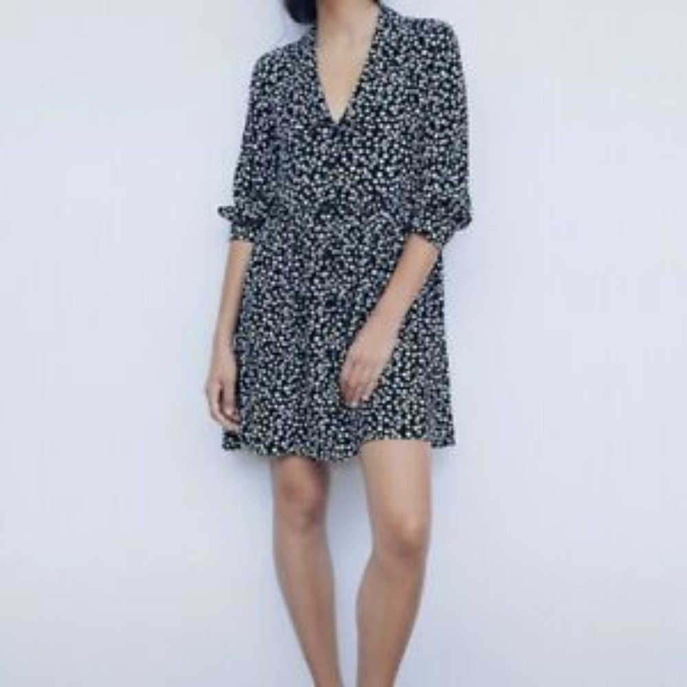 NWT Zara Daisy Shirt Dress